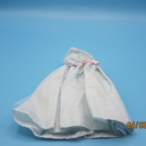 Handmade Light blue pink bow Barbie sized fashion doll dress Pre-owned